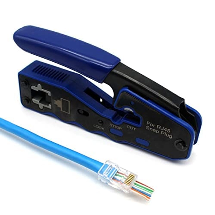 RJ45 Cat5/6 Pass Through Crimping Tool