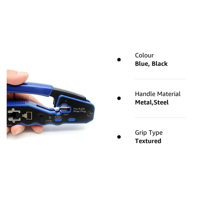 RJ45 Cat5/6 Pass Through Crimping Tool