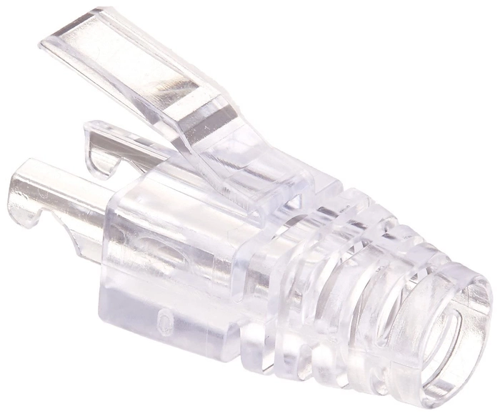 RJ45 Transparent Caps For CAT6 Pass Through Connector