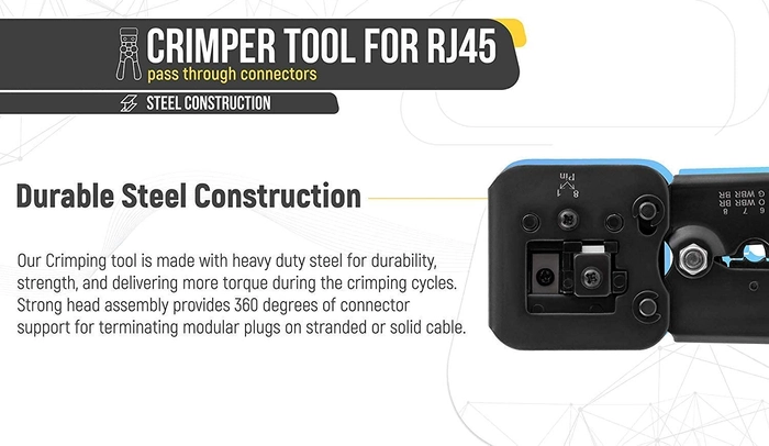 Pass Through Crimping Tool