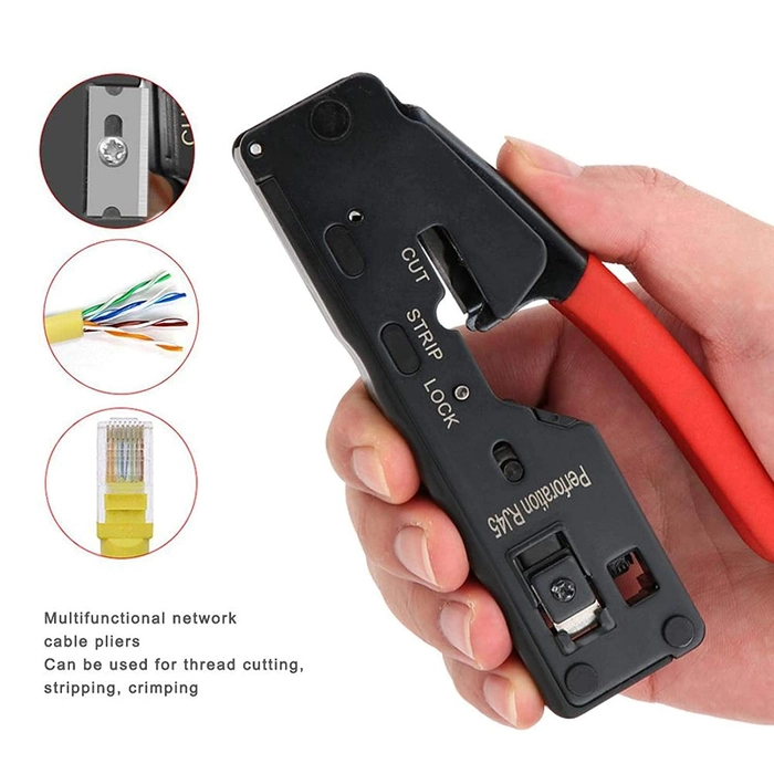 RJ45 Cat5/6 Pass Through Crimping Tool